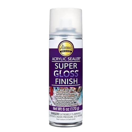 Aleene's Clear 6 oz Spray Acrylic Sealer | Super Gloss Finish for Crafts & Art Projects thumbnail 1