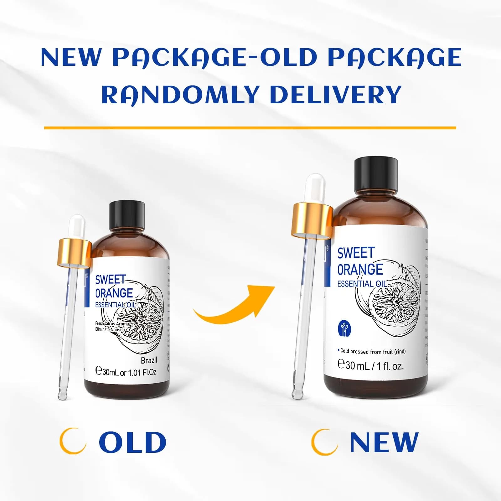 HIQILI Sweet Orange Essential Oil 30mL (1 fl oz) | Pure & Natural Aromatherapy Grade - view 8