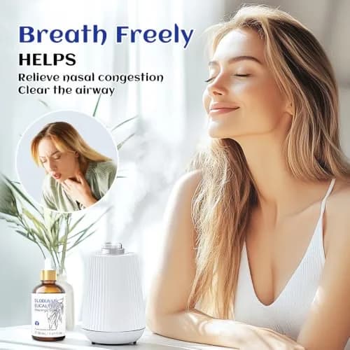 HIQILI Eucalyptus Essential Oil 30ml (1.01 Fl Oz) | Steam Distilled for Aromatherapy & DIY thumbnail 2