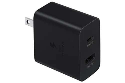 Samsung 35W Dual Port USB-C Wall Charger Adapter | 35W PD SFC AFC Fast Charging thumbnail 1