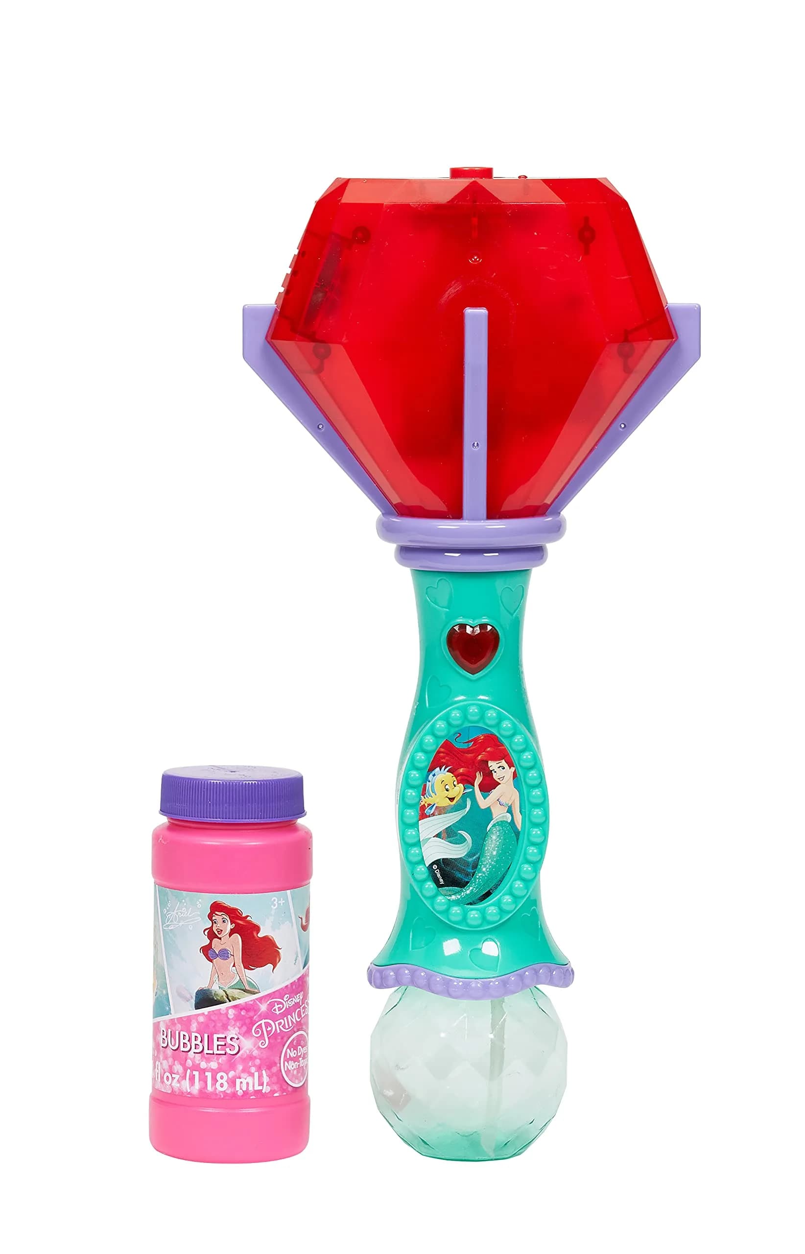 Little Kids Disney Little Mermaid Musical Bubble Wand with Lights & Sound - Magical Underwater Fun - view 4