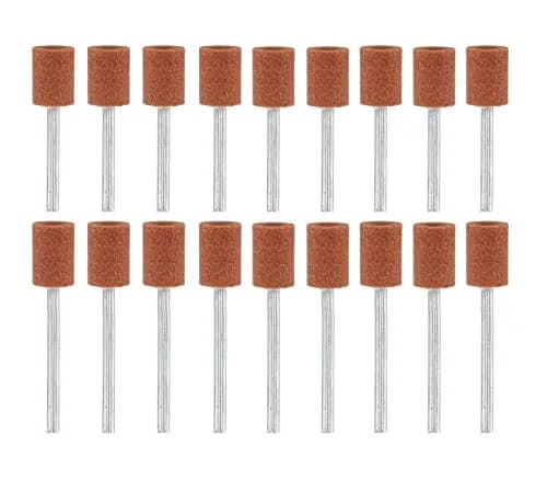 Luo ke 18 Pcs 1/8'' Shank Aluminum Oxide Rotary Grinding Stone Sets for Metal & Non-Metal Polishing thumbnail 1