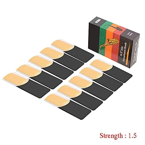 Alnicov Alto Saxophone Reeds 10pcs Strength 1.5 | Stable Sound for Beginners & Pros thumbnail 5