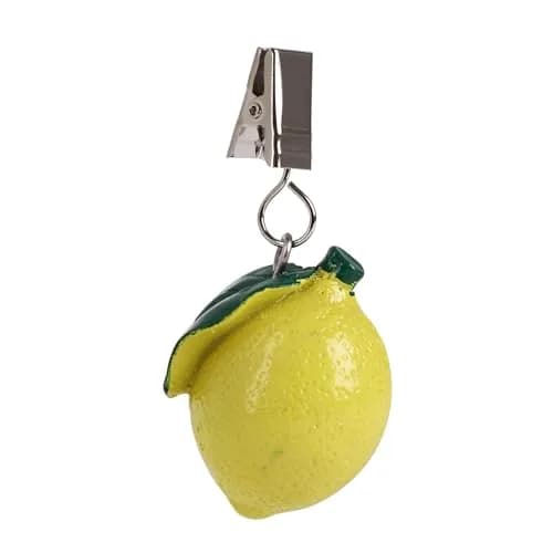 TwoFish Lemon Tablecloth Clamps Set of 4 | Handmade Resin Lemon Design for Outdoor & Indoor Use thumbnail 7