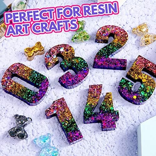 LEOBRO Holographic Chunky Glitter 32 Colors | Sparkling Craft Flakes for Resin, Nails & Face thumbnail 6