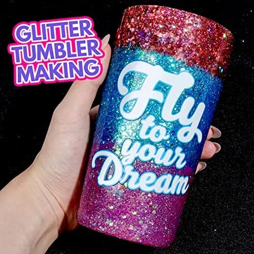 LEOBRO Holographic Chunky Glitter 32 Colors | Sparkling Craft Flakes for Resin, Nails & Face thumbnail 4