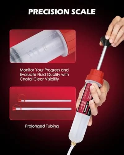 SEDY Fluid Extractor - 200cc Oil & Fluid Pump | Multi-Purpose Automotive Syringe thumbnail 6