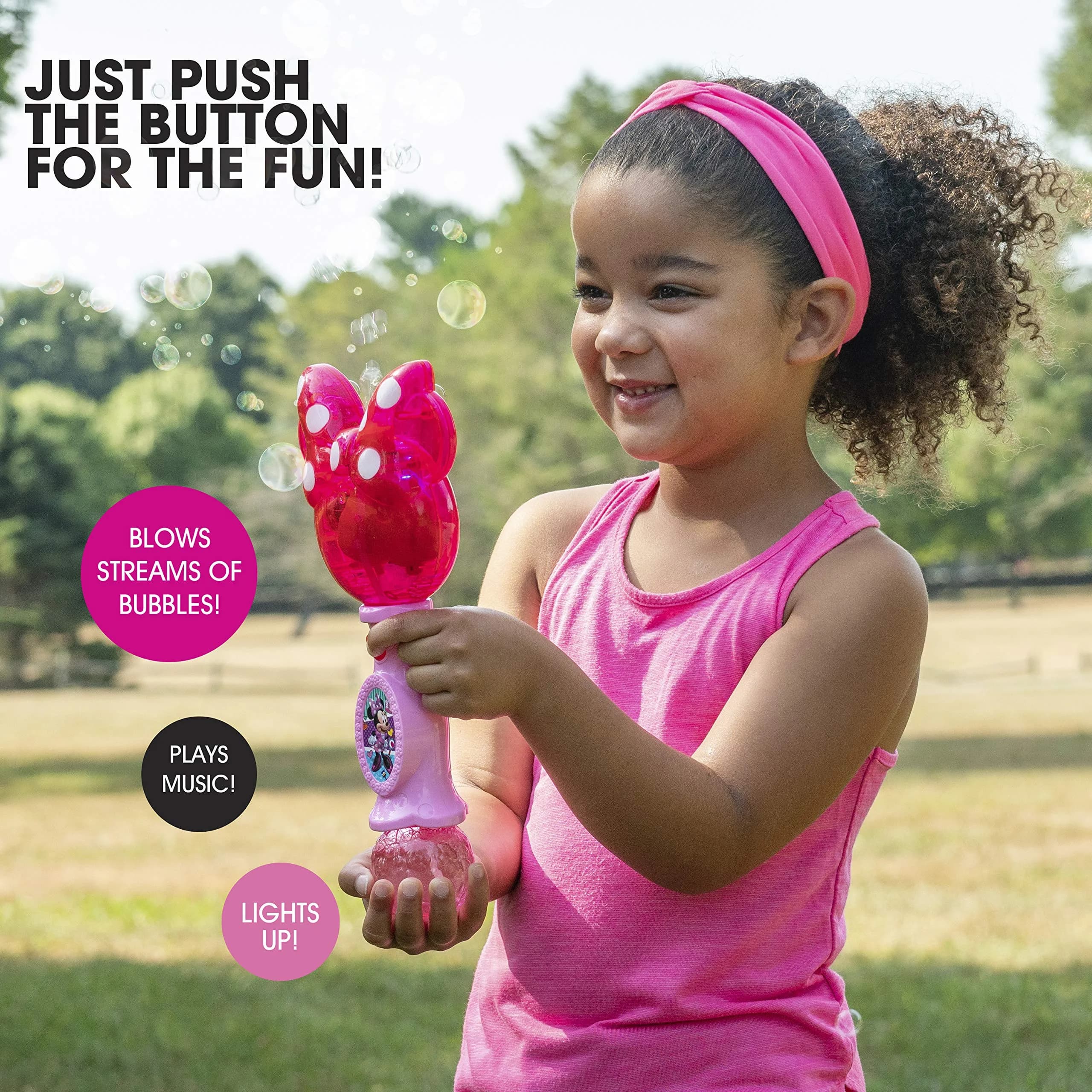 Little Kids Lights and Sound Bubble Wand | ASTM-Tested Educational Toy - view 3