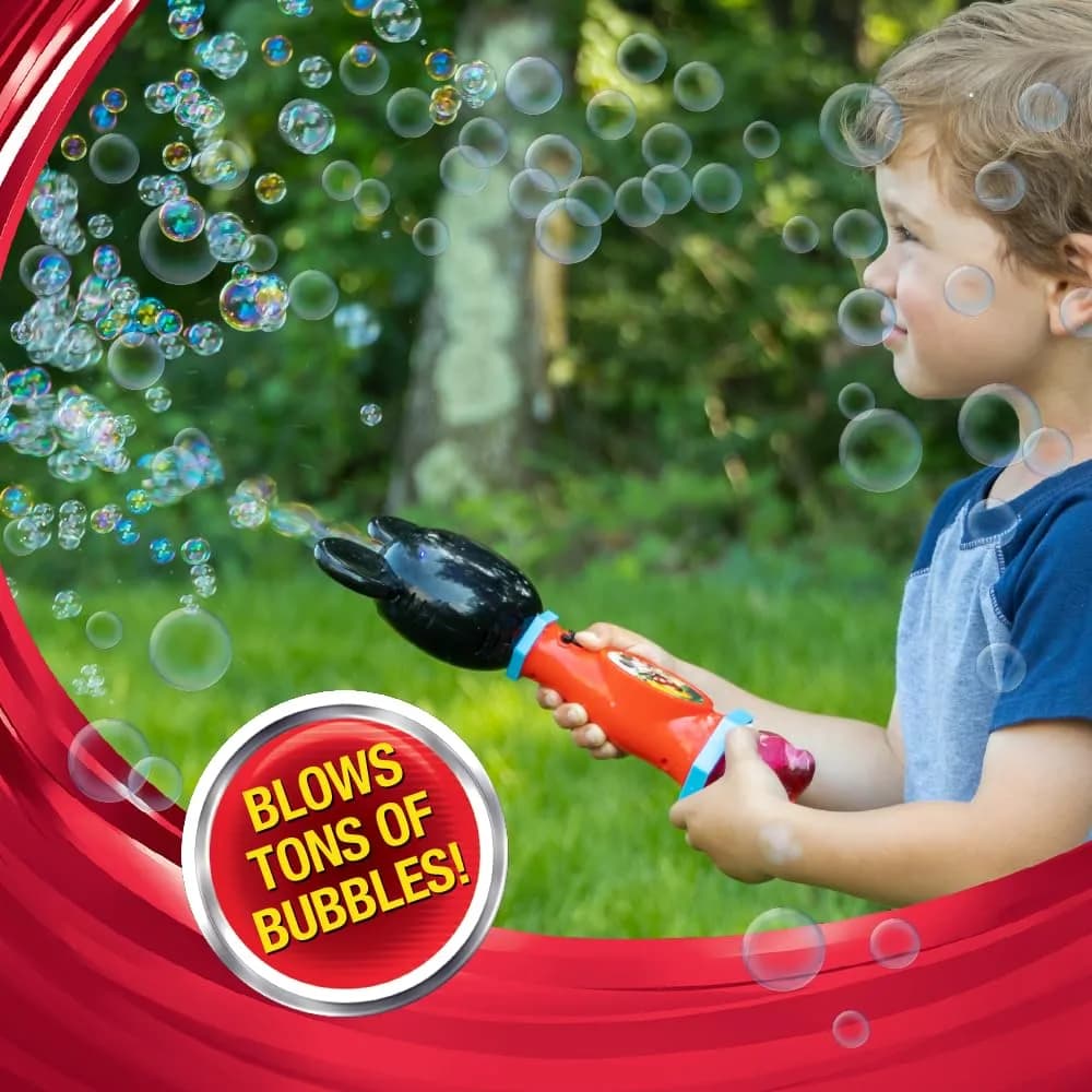 Little Kids Disney Mickey Mouse Musical Bubble Wand with Lights & Sound | Age-Appropriate for Kids 3+ - view 4
