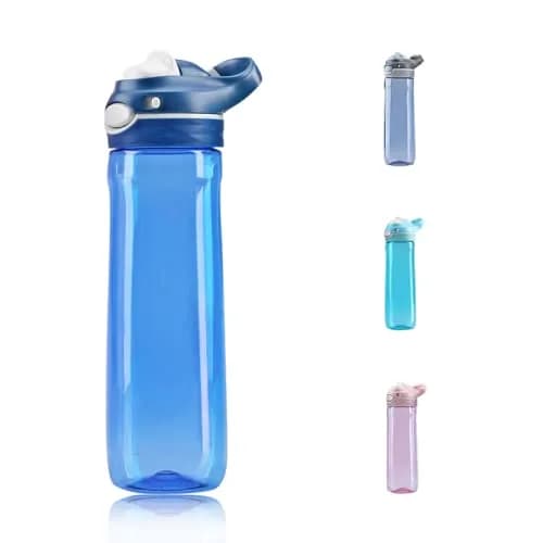 DEARART Blue 750ml (25.4oz) Water Bottle | Leakproof, Wide Mouth, One-Handed Flip-Top Lid thumbnail 1