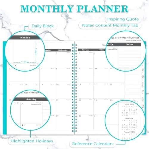 Coboll Monthly Planner 2026-2028 | 24-Month Calendar with Thick Paper & Hardcover thumbnail 4