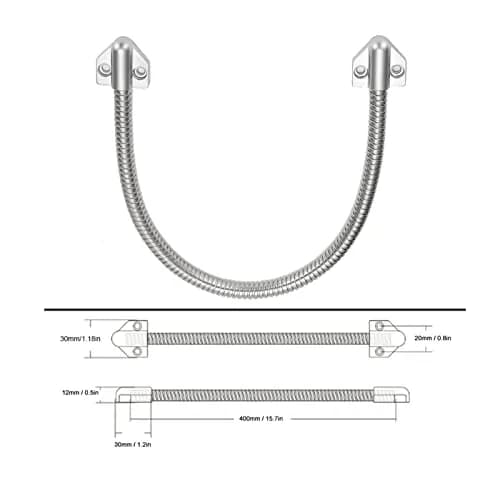 VINGVO Armored Loop Power Transfer Door Cable Protector 450mm (17.7in) | Protects Wires from Damage thumbnail 9