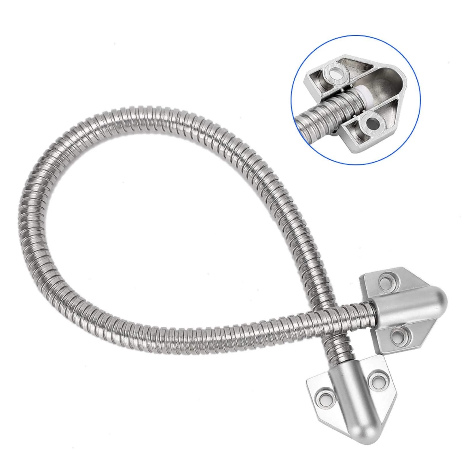 VINGVO Armored Loop Power Transfer Door Cable Protector 450mm (17.7in) | Protects Wires from Damage - view 3