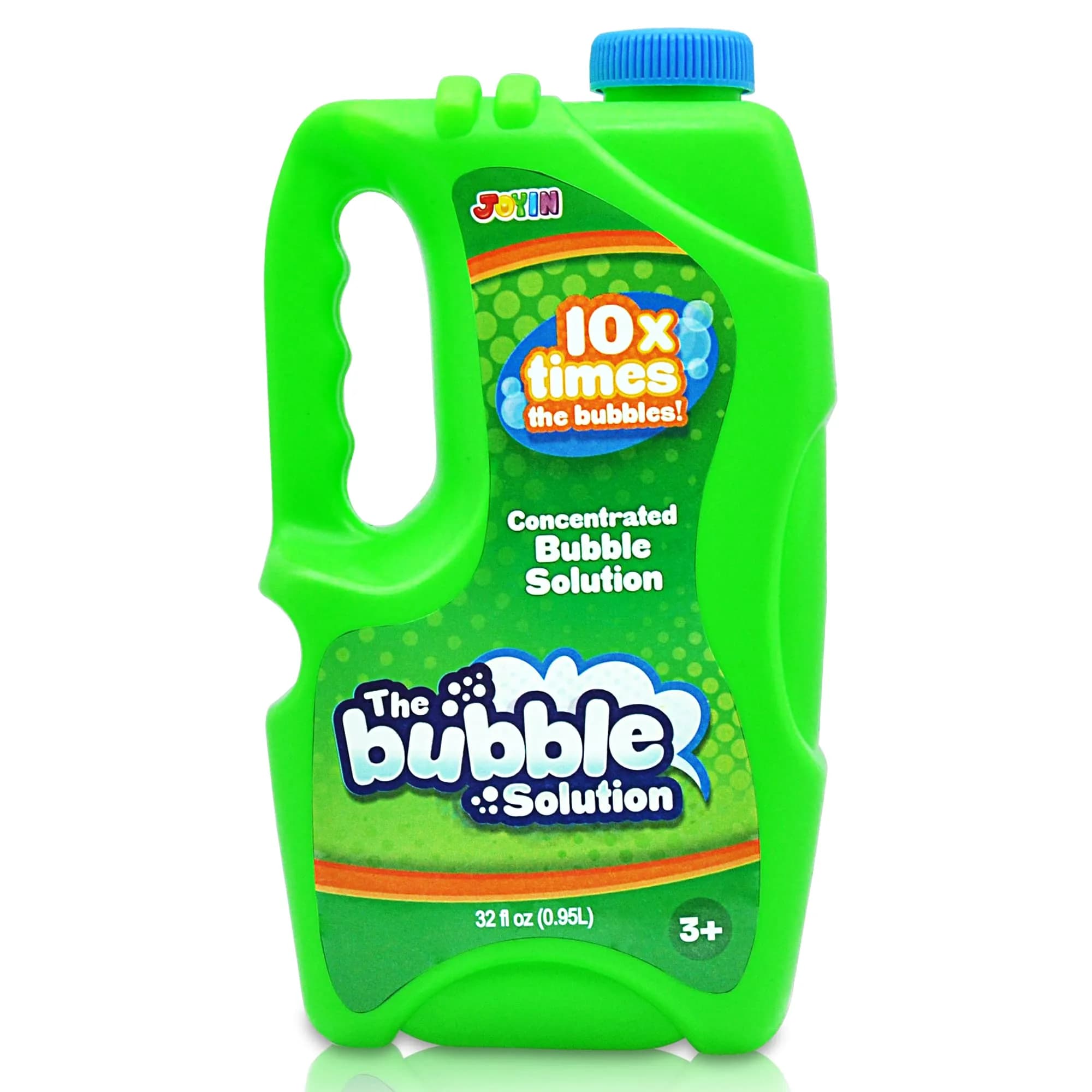 JOYIN Pink Bubble Solution Refill (32 oz / 946 ml) | Concentrated Formula for Machines & Wands — Green