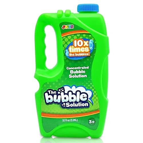 JOYIN Concentrated Bubble Solution 32 fl oz (946ml) | Makes 2.5 Gallons Regular Bubbles, Non-Toxic, USA Import thumbnail 1
