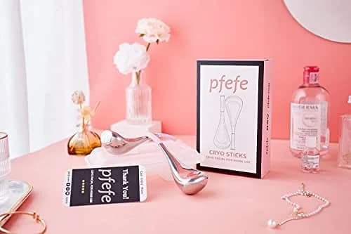 pfefe Ice Globes for Face Eyes, Cryo Sticks Facial Skin Care Tools with Storage Case | Stainless Steel thumbnail 4