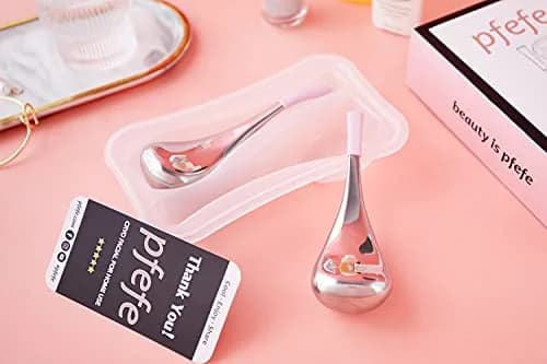 pfefe Ice Globes for Face Eyes, Cryo Sticks Facial Skin Care Tools with Storage Case | Stainless Steel thumbnail 8