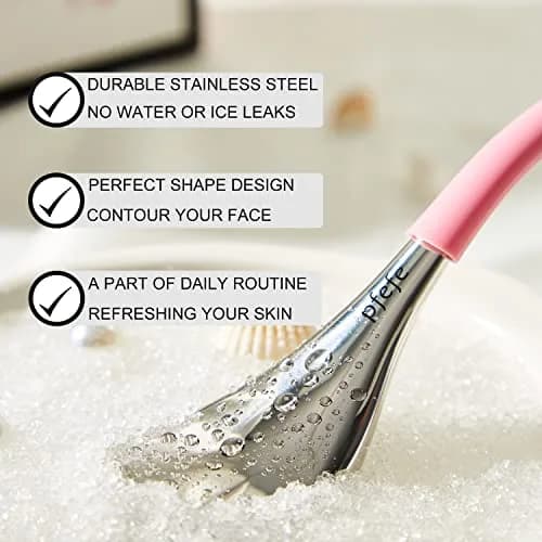 pfefe Ice Globes for Face Eyes, Cryo Sticks Facial Skin Care Tools with Storage Case | Stainless Steel thumbnail 2