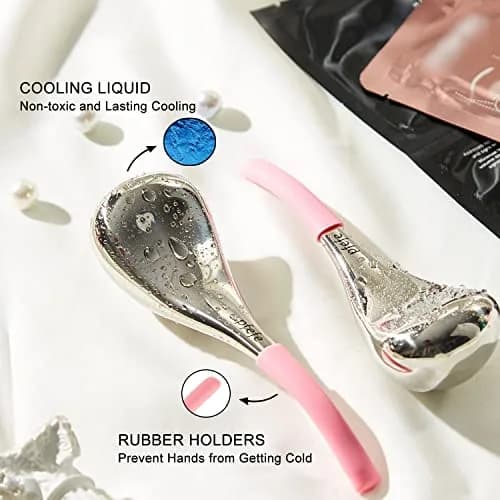 pfefe Ice Globes for Face Eyes, Cryo Sticks Facial Skin Care Tools with Storage Case | Stainless Steel thumbnail 3