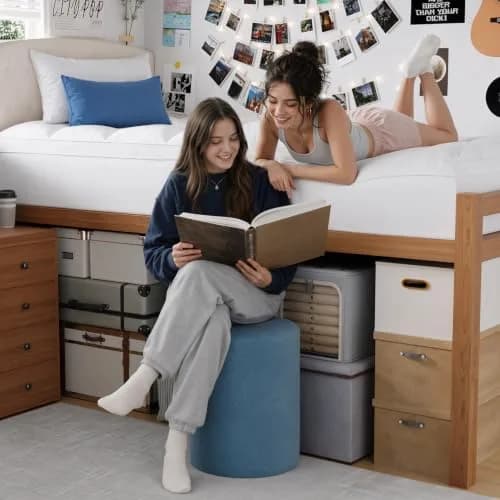 ELEMUSE Twin XL Mattress Topper for College Dorm, Thick Pillow Top Bed Pad | Comfort Upgrade for Dorm Beds thumbnail 6