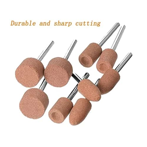 Luo ke 18 Pcs 1/8'' Shank Rotary Grinding Stones | Corundum Abrasive Set for Metal & Glass thumbnail 3
