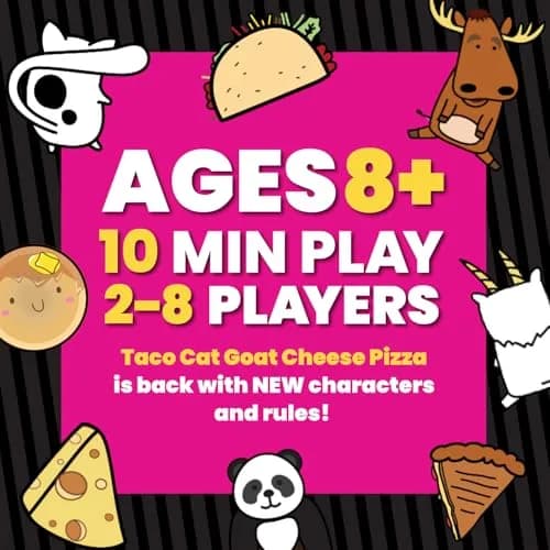 Taco Cat Goat Cheese Pizza On The Flip Side Expansion Set by Dolphin Hat Games | Fast-Paced Card Game for Ages 7+ thumbnail 4