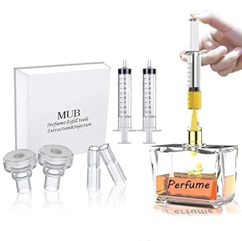 MUB Perfume Refill Tool Kit with 2 Syringes & 4 Adapters | 10ml Capacity thumbnail 1