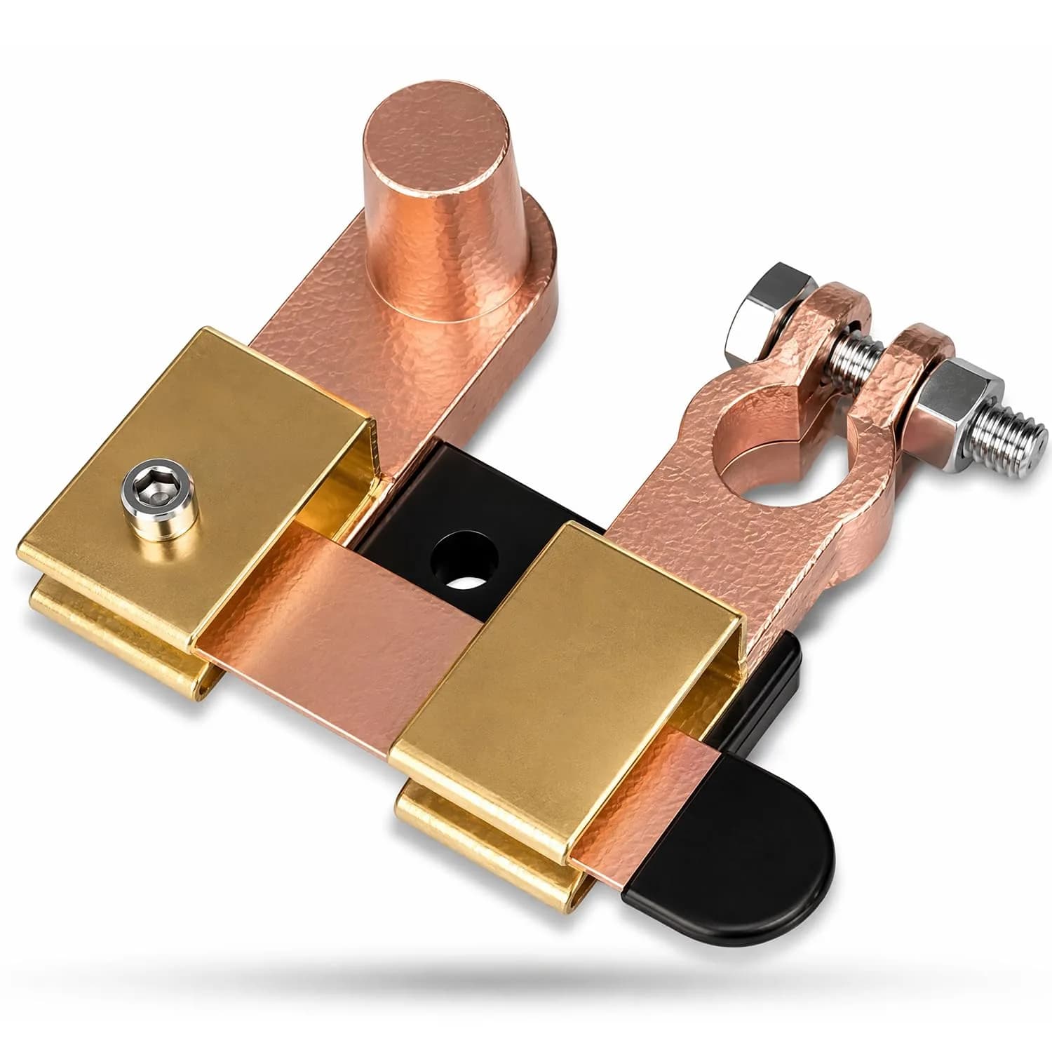 COZYEHOO Top Post Knife Blade Master Switch 12V 24V | Heavy Duty Brass Battery Disconnect - main product image