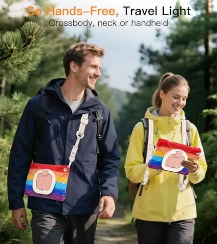 BATYUE Shockproof Case for iPad 9th/ 8th/ 7th Gen (10.2 inch) | 3-Layer Armor & 360° Stand, Kid-Friendly, Detachable Strap thumbnail 7
