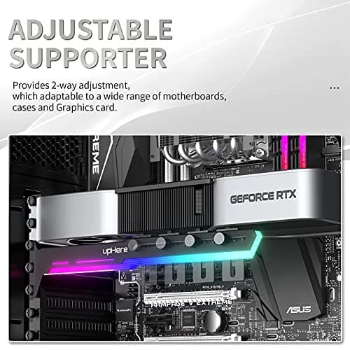 upHere G276ARGB Addressable RGB Graphics Card GPU Brace Support 27.6cm (10.87in) thumbnail 3
