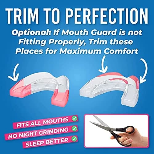 HONEYBULL Thick Anti Grinding Night Guards with Storage Case | Custom Moldable Boil-and-Bite Dental Protection thumbnail 3