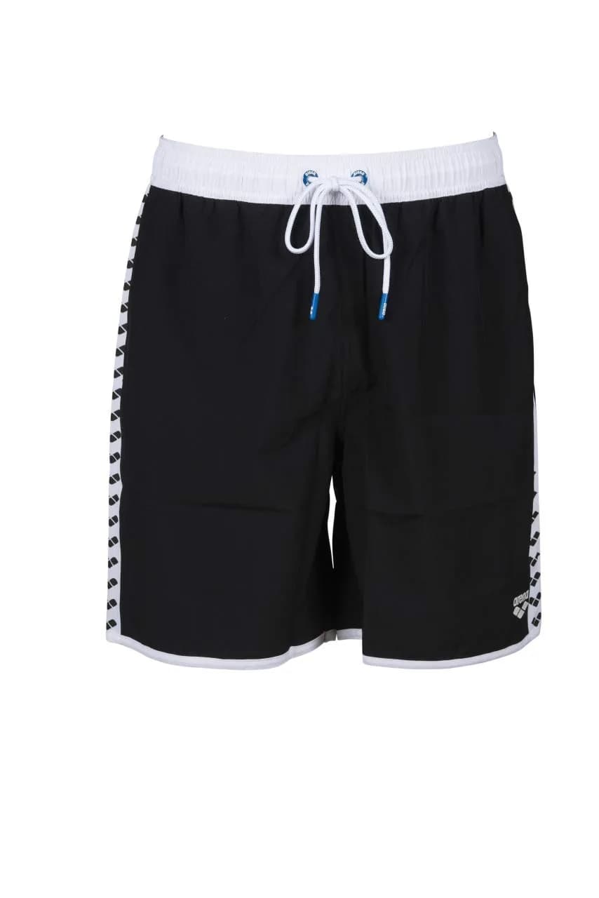 ARENA Shorts XXS | Unisex Athletic Bermuda with Moisture Wicking & Pockets — Black-white / XX-Small