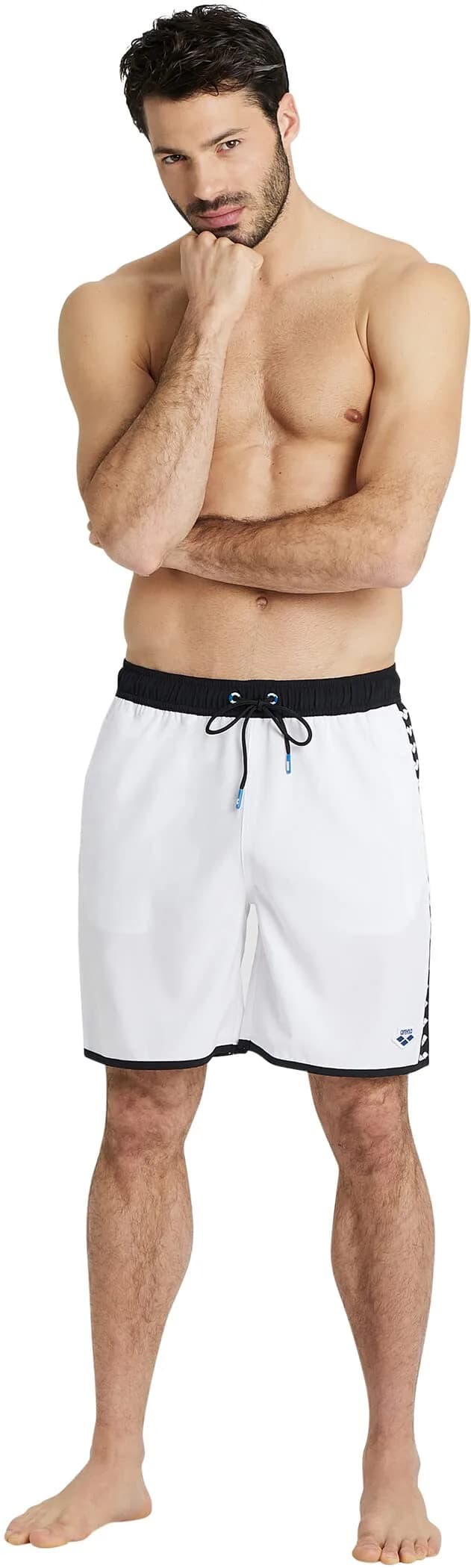 ARENA Icons Team Stripe Unisex Bermuda Athletic Shorts, S | Lightweight, Moisture-Wicking Activewear thumbnail 5