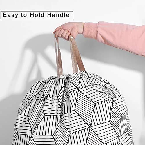 SANFERGE Extra Large Laundry Bag with Drawstring & Handle | Heavy Duty Travel & Household Storage (28 x 40 Inch) thumbnail 3