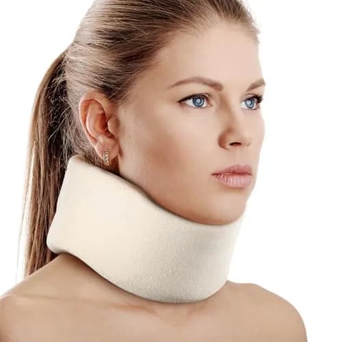 Cozyhealth Soft Foam Neck Brace Universal Cervical Collar XL | 3" Depth, Adjustable Neck Support for Sleeping thumbnail 1