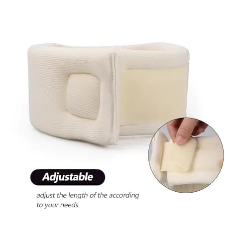 Cozyhealth Soft Foam Neck Brace Universal Cervical Collar XL | 3" Depth, Adjustable Neck Support for Sleeping thumbnail 6