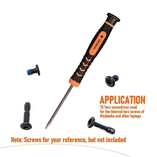 TECKMAN MacBook Repair Tool Kit with P5 Pentalobe, T5 Torx, and PH000 Phillips Screwdrivers | 6-Piece Set for MacBook Air & Pro thumbnail 5