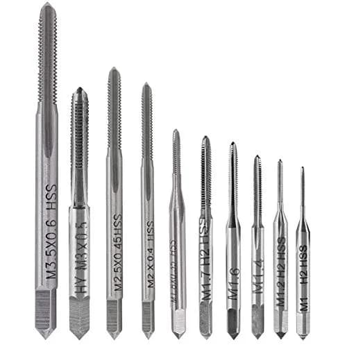 YAKAMOZ Micro Metric Tap Set M1-M3.5 HSS 10-Piece | Precision Tapping for Small Threads thumbnail 1