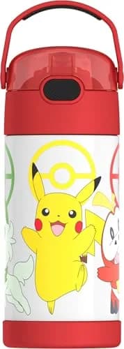 THERMOS Kids Stainless Steel Insulated Water Bottle, 12oz | Keeps Drinks Cold 12 Hours, BPA-Free thumbnail 1