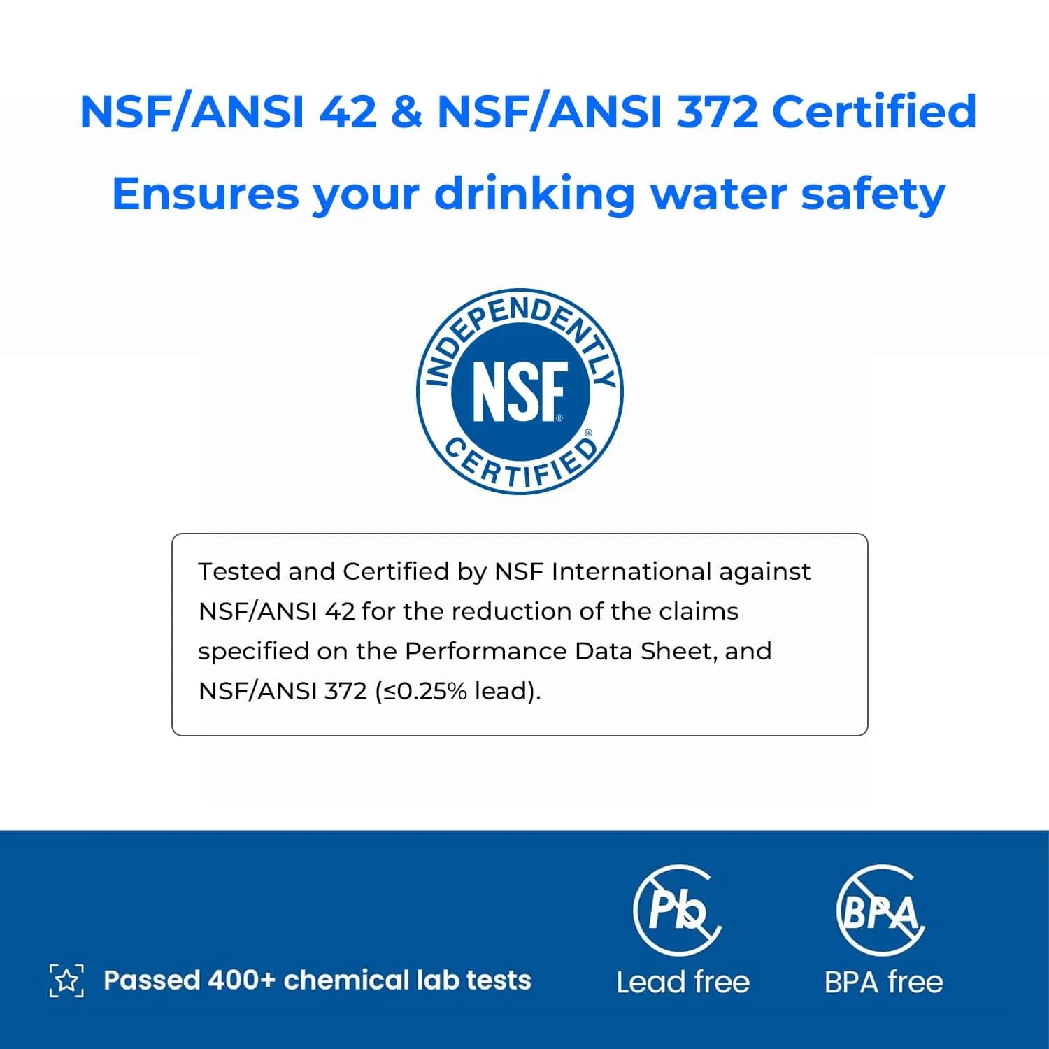 Waterdrop PT-61B Water Filter Pitcher 2.5 Gallons (200 Gallons) | NSF Certified Chlorine Reduction - view 2