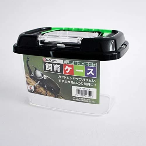 OTSUMAMI TOKYO Critter Keeper with Handle 7x4.65x4.65 in | Transparent Japanese-made terrarium for small animals thumbnail 2