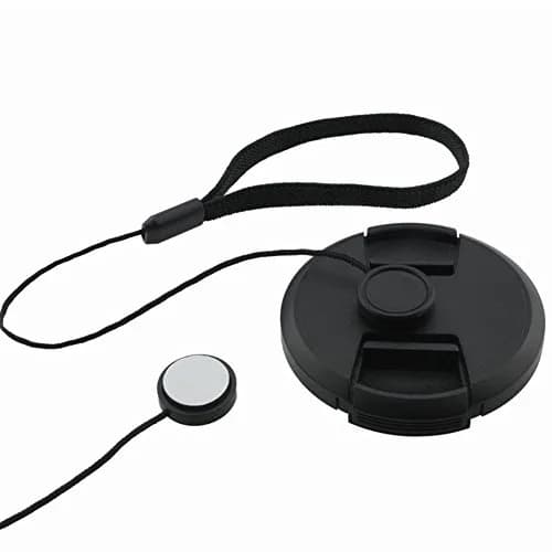 VizGiz Lens Cap Keeper Lanyard 23cm Black | Anti-Lost Self-Adhesive for DSLR Cameras thumbnail 5