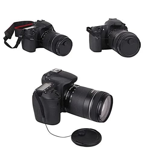 VizGiz Lens Cap Keeper Lanyard 23cm Black | Anti-Lost Self-Adhesive for DSLR Cameras thumbnail 8