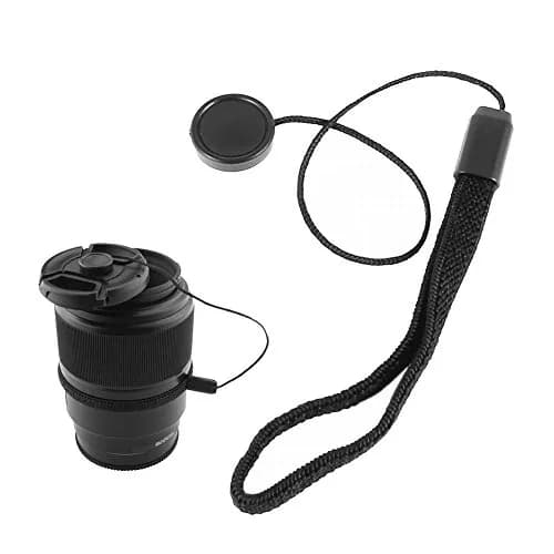 VizGiz Lens Cap Keeper Lanyard 23cm Black | Anti-Lost Self-Adhesive for DSLR Cameras thumbnail 3