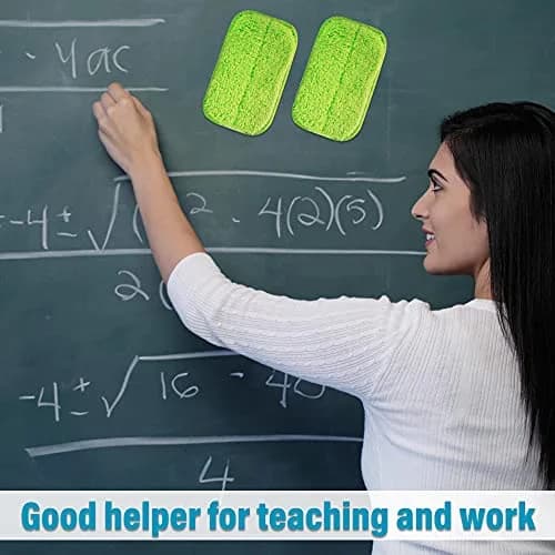 OSOPOLA 2 Pack Chalkboard Eraser + 2 Microfiber Cloths | Washable Microfiber Cleaning Tool thumbnail 5