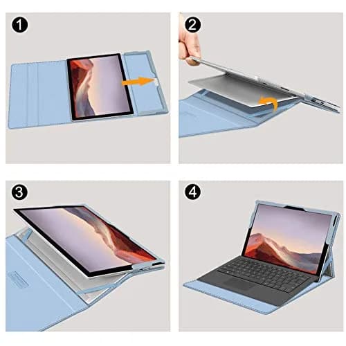FINTIE Case for 12.3 inch Microsoft Surface Pro 7 Plus, Pro 7/6/5/4/3 | Multi-Angle PU Leather Cover thumbnail 7