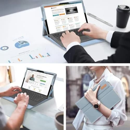 FINTIE Case for 12.3 inch Microsoft Surface Pro 7 Plus, Pro 7/6/5/4/3 | Multi-Angle PU Leather Cover thumbnail 9