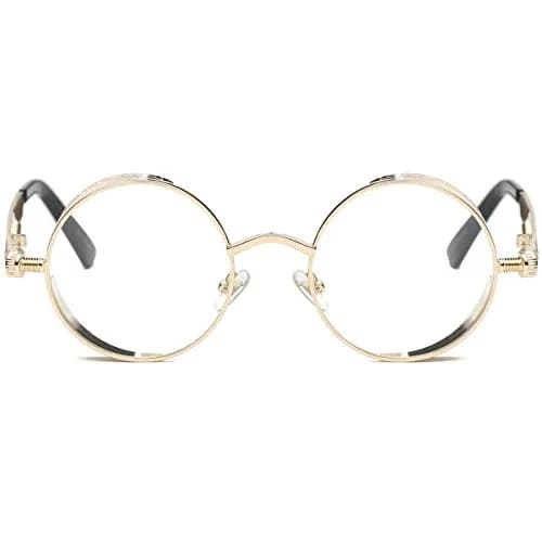 Dollger Vintage Steampunk Round Sunglasses 2 Pairs Pack | UV400 Protection for Men & Women thumbnail 9