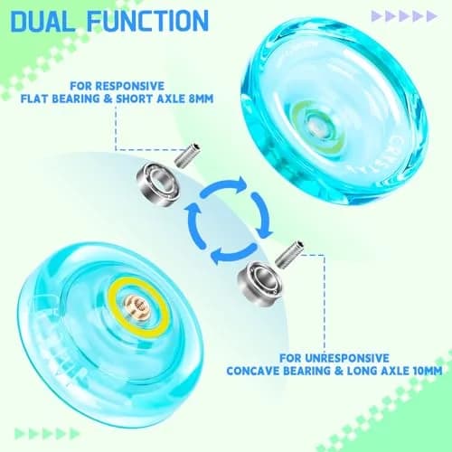 MAGICYOYO K2 Professional Crystal Yoyo 3-Pack | Responsive & Unresponsive Dual-Purpose Yo-yo Set thumbnail 4