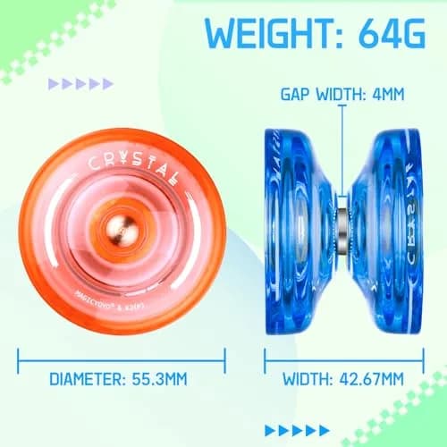 MAGICYOYO K2 Professional Crystal Yoyo 3-Pack | Responsive & Unresponsive Dual-Purpose Yo-yo Set thumbnail 5